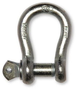 646001-25PK 1/4" ICC Commercial Shackle 25 Pack