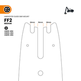 GB Titanium®-XV® Replaceable Nose Harvester Bar FF2-25-80XV