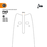 GB Titanium®-XV® Replaceable Nose Harvester Bar FM2-17-80XV