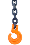 3/8' x 8' Round Choker Chain with Logger Hook
