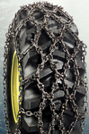 24.5-25 5/8 Double Diamond Stud Chain