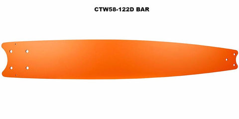 ¾" GB® Titanium® Double Ender Bar CTW-58-122D