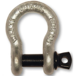 654B-5PK 1" Load Rated Shackles 5 Pack